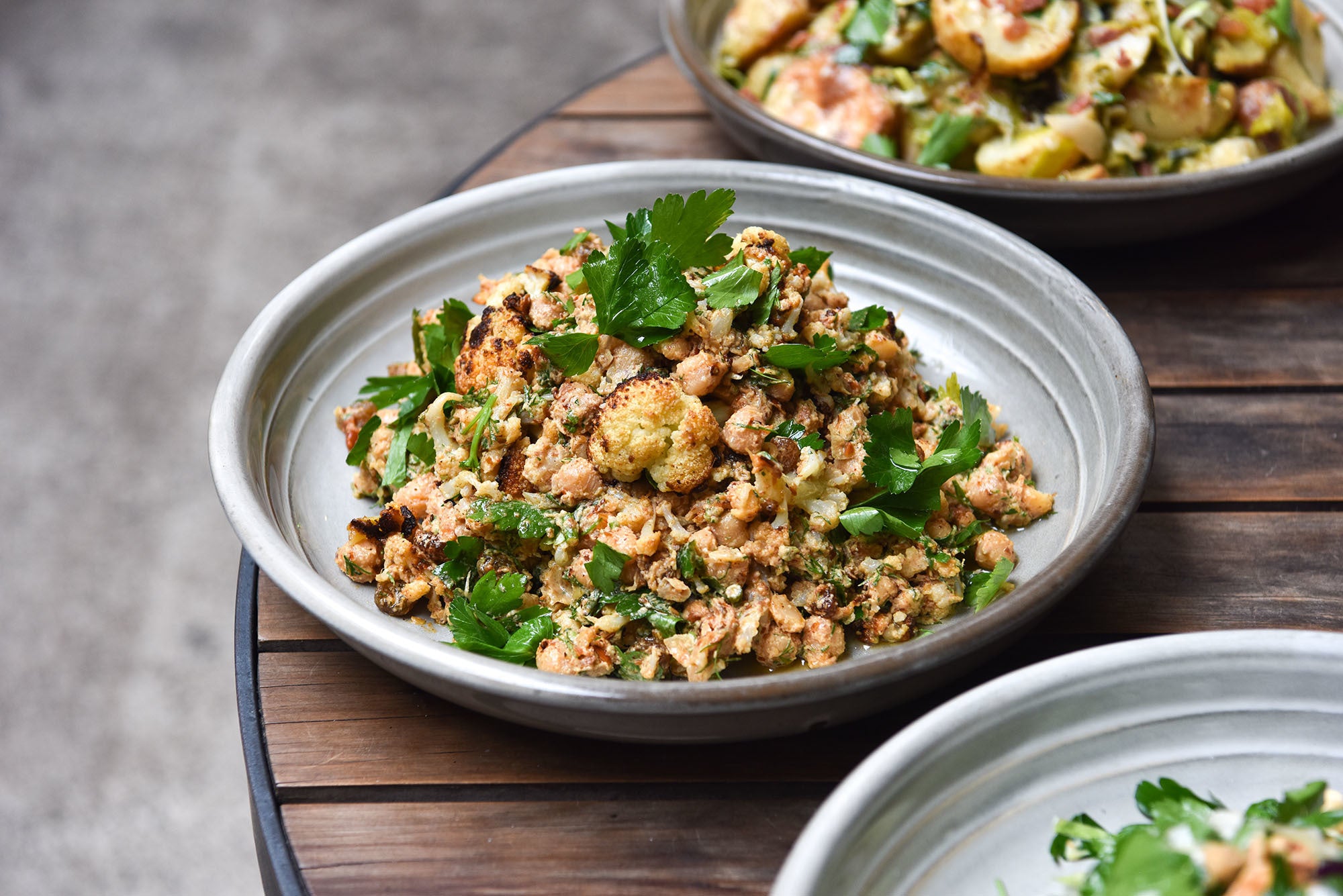 Cauliflower & Chickpea Salad
