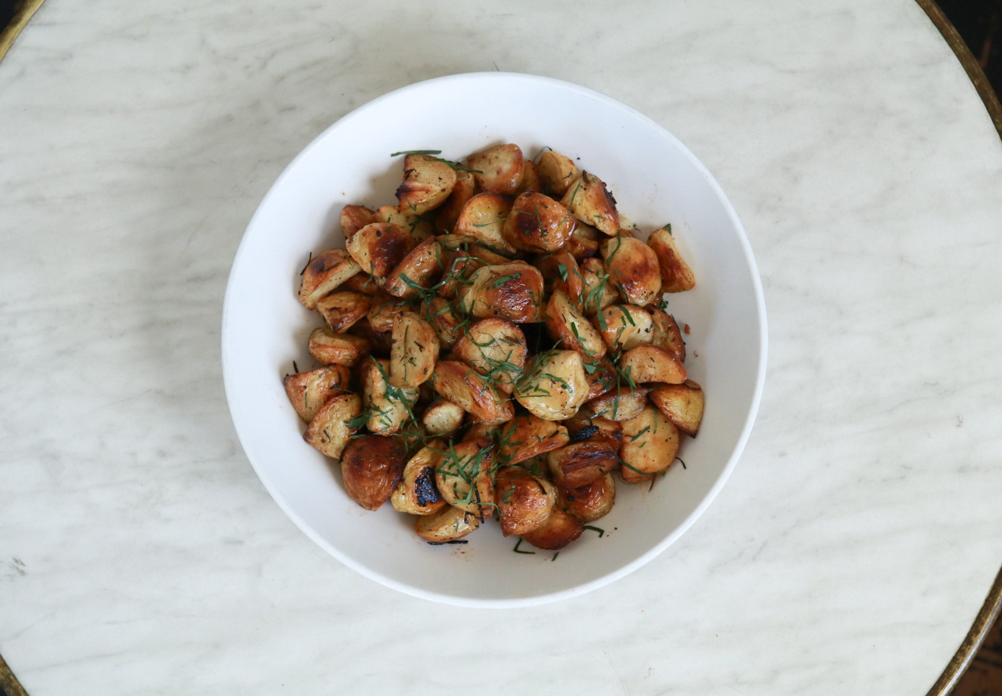 Lemon, Garlic & Oregano Roasted Potatoes