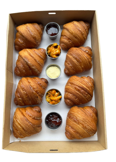 Croissants with Jam & Butter