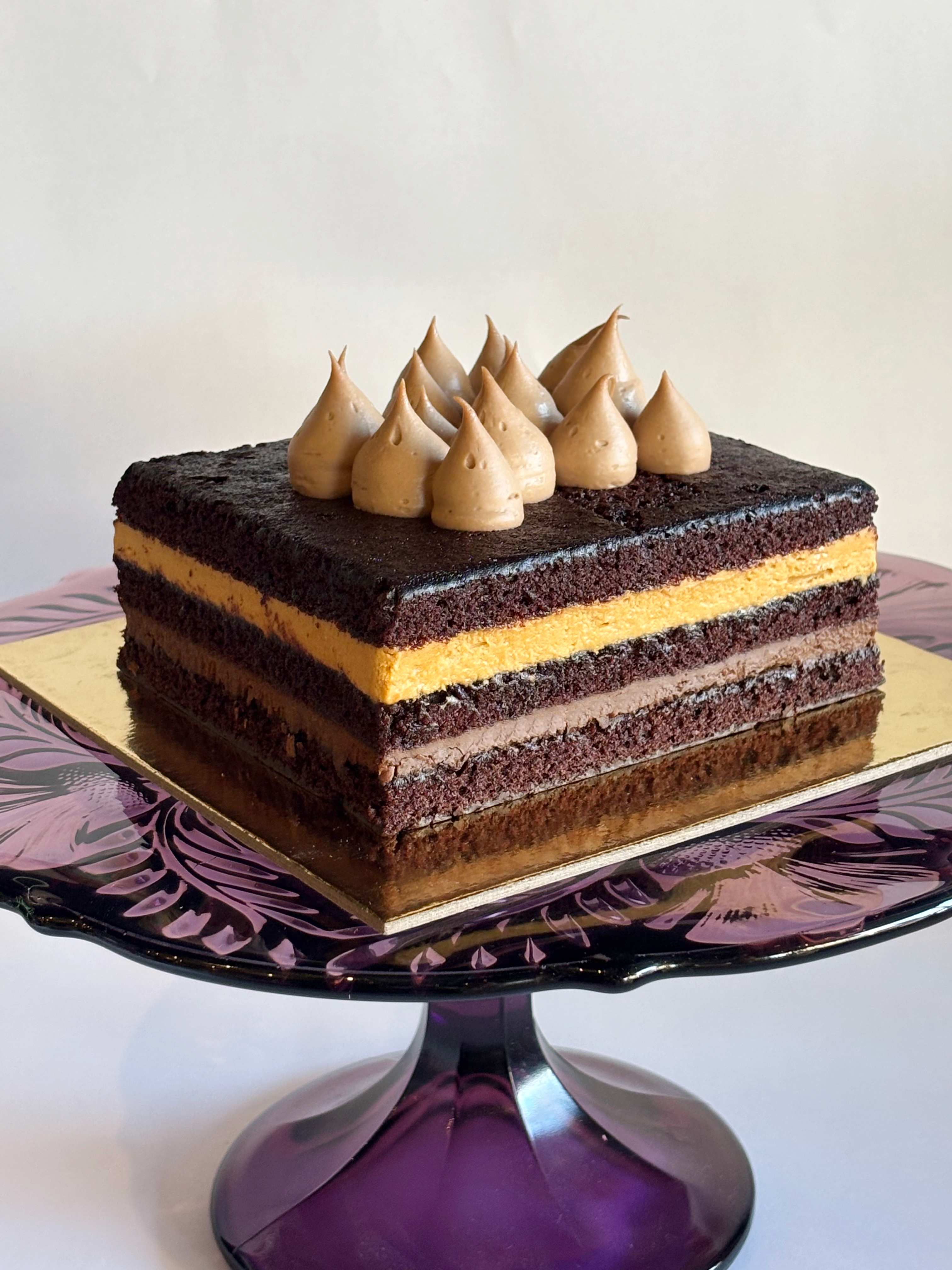 Chocolate Caramel Layer Cake